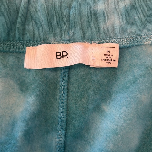 NWT BP Tie Dye Fleece Joggers, teal, size medium - Picture 4 of 5